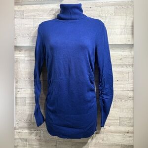 The Limited Royal Blue Turtleneck Sweater